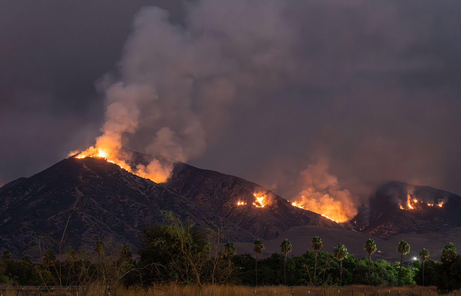brush fires Southern California