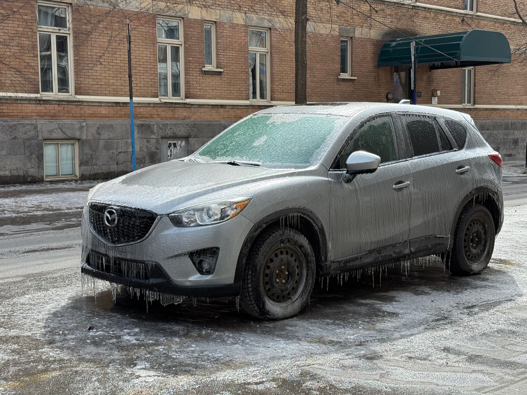man struck by ICE vehicle